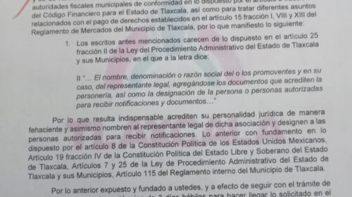 Reitera Ayuntamiento de Tlaxcala ser un gobierno de puertas abiertas; las peticiones se han atendido en tiempo y forma