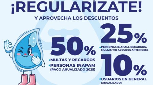 Inicia CAPAM campaña de regularización para el pago de agua potable con atractivos descuentos