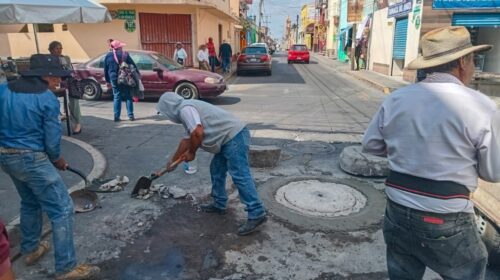 Continúa CAPAMH con el mantenimiento de la infraestructura hidráulica y sanitaria en Huamantla