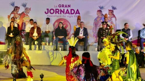 En un ambiente de fiesta e identidad se realizó la conmemoración de “La Gran Jornada Tlaxcalteca del Siglo XVI”