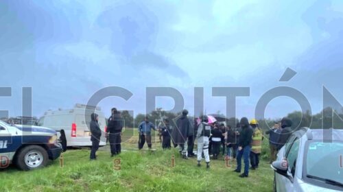 ¿Fosa clandestina? Hallan dos cuerpos enterrados junto al río Atoyac, en Nativitas, Tlaxcala