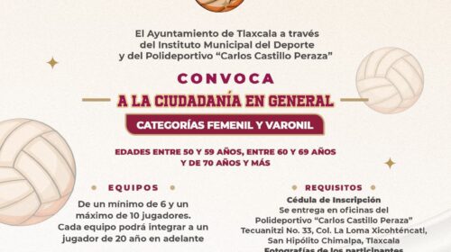 Convoca ayuntamiento de la capital acciones adultos y adultos mayores a integrarse a la Liga Municipal de Cachibol 2025