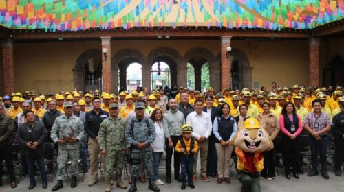 Reconocen gobierno del estado y Conafor a brigadistas combatientes de incendios forestales