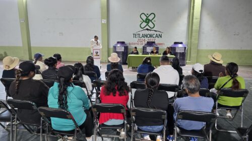 Gobierno de Tetlanohcan entrega tinacos a familias del municipio en coordinación con el Gobierno del Estado