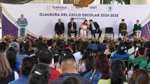 Autoridades educativas clausuran ciclo escolar 2024-2025 con llamado a consolidar una educación humanista y transformadora