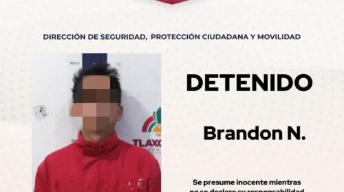 Detiene policía de la capital a un hombre por alterar el orden público