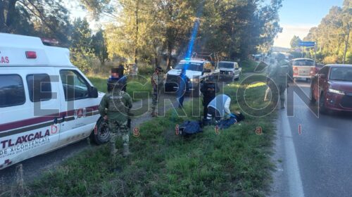 Conductor arrolla a mujer y la abandona cerca del C5i en Tlaxcala; la víctima resultó gravemente herida