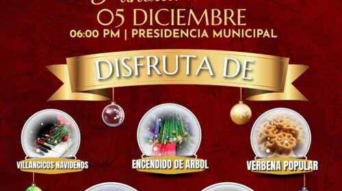 El presidente municipal Idelfonso Carro Roldán invita al Festival Navideño Panotla 2025