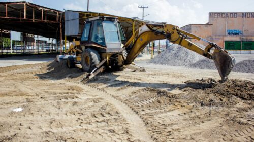 ¡Chiautempan le mete mano a lo urgente! Rehabilitan calle Manuel Saldaña Sur en zona del mercado nuevo