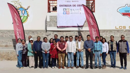 Benjamín Atonal participa en entrega de obras federales en Ocotelulco