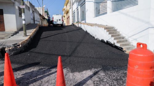 Blanca Angulo refuerza acciones para mejorar calles en Chiautempan