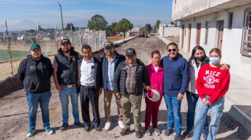 Supervisa Javier Rivera obra en Santa Anita Huiloac y amplía alcances para mayor beneficio social