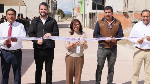 Obras con sentido social transforman comunidades de Xaloztoc: Gobernadora