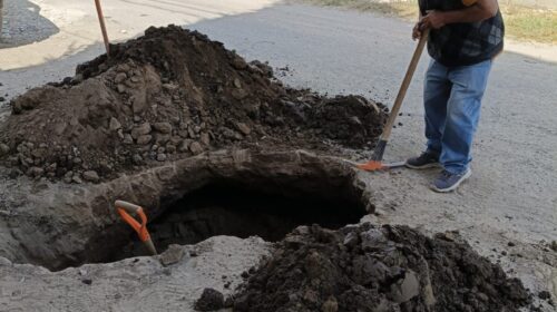 Atención permanente a la red de agua y drenaje en Huamantla