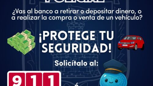 La Secretaría de Seguridad Ciudadana continúa brindando acompañamiento policial bancario y para compra y venta de vehículos