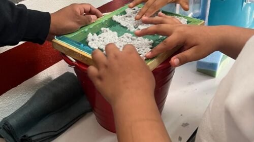 Gobierno de Tetlanohcan impulsa la cultura del reciclaje mediante talleres de reutilización de papel