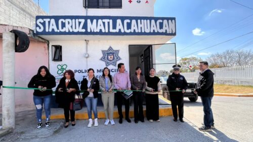 Kritsbey Pérez Flores entrega rehabilitación de casetas de vigilancia para fortalecer la seguridad y la proximidad social