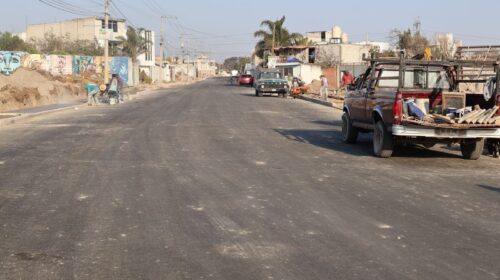 Supervisa Ana Lucía Arce avance de ampliación de carretera a San Isidro Buensuceso