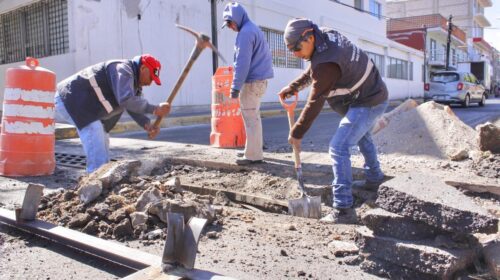 Ayuntamiento de Tlaxcala atiende punto estratégico y refuerza seguridad vial en zona del centro