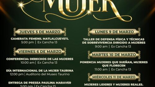 Huamantla presenta programa de actividades conmemorativas por el Día Internacional de la Mujer