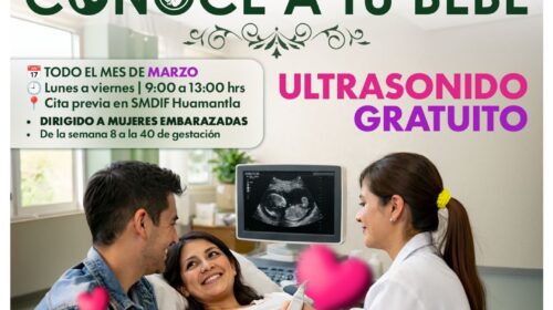 En Huamantla, el cuidado prenatal con ultrasonidos gratuitos es una realidad durante todo marzo