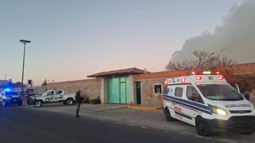 Controlan incendio en fábrica de alimentos en Sanctórum