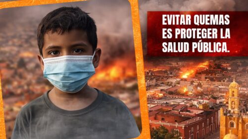 Huamantla refuerza llamado a prevenir incendios durante la temporada seca