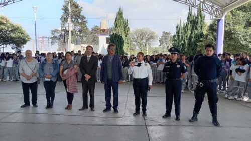 Seguridad Pública de Huamantla fortalece la proximidad social con demostración canina en COBAT 02