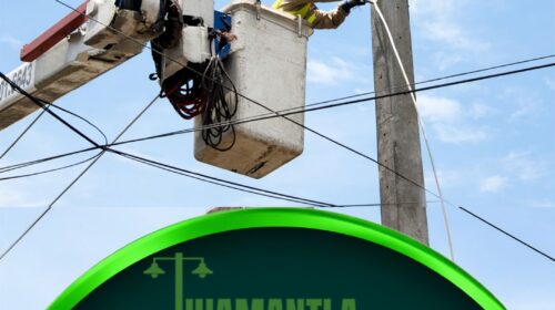 Brigadas “Huamantla Brilla Más” continúan mejorando el alumbrado público en el municipio