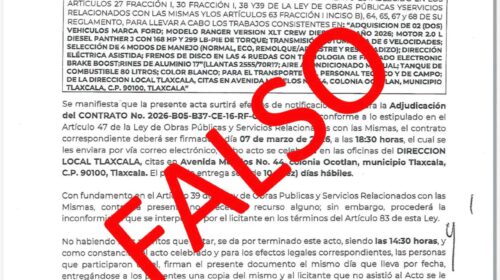 ¡Alerta en Tlaxcala! Detectan fraude con falsos trámites y licitaciones a nombre de Conagua