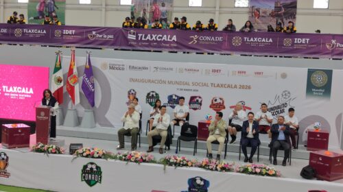 Tlaxcala inaugura el Mundial Social 2026 y anuncia la rehabilitación de 22 canchas de futbol