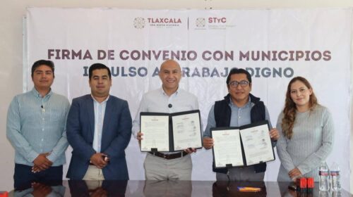 Gobierno de Totolac firma convenio para impulsar el trabajo digno