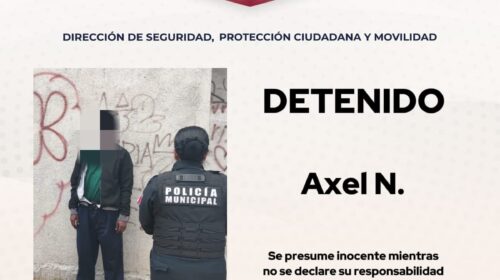 Detiene policía municipal de Tlaxcala a hombre con mandamiento judicial en Querétaro