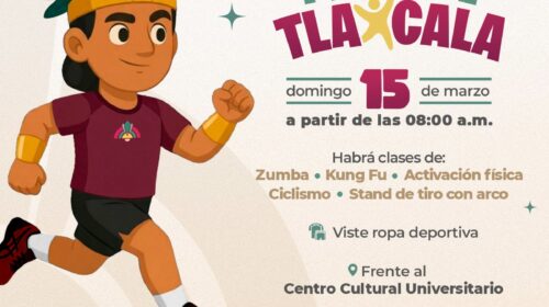 Invita ayuntamiento de Tlaxcala a disfrutar del circuito familiar “Muévete Tlaxcala” este domingo