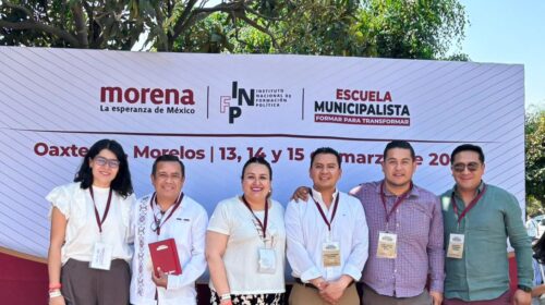 Blanca Angulo pone a Chiautempan en la agenda nacional; participa en la Escuela Municipalista de Morena