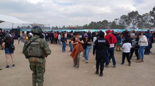 Saldo blanco en el Festival Tlaskalita en Parque Andén