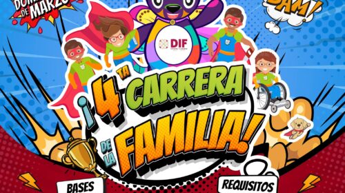 Corre, convive y disfruta; Sedif invita a inscribirse a la “4ª Carrera de la Familia”