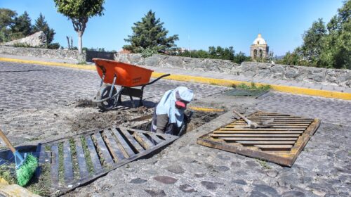 Continúa ayuntamiento de Tlaxcala con la atención a infraestructura pluvial