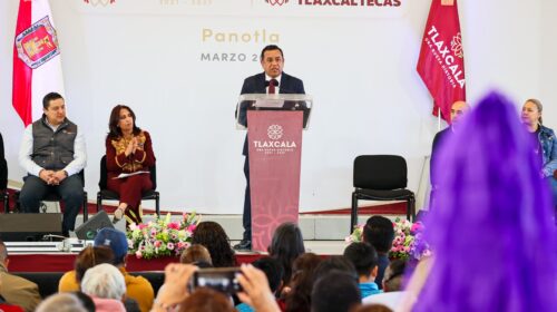 Panotla recibe con respaldo y gratitud a la gobernadora Lorena Cuéllar