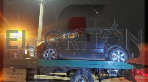 Baleada y con huellas de desvalijamiento abandonaron camioneta robada en Tlaxco