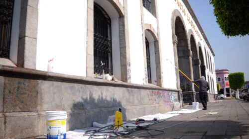 Evalúa Congreso afectaciones a su infraestructura tras manifestaciones por el 8M