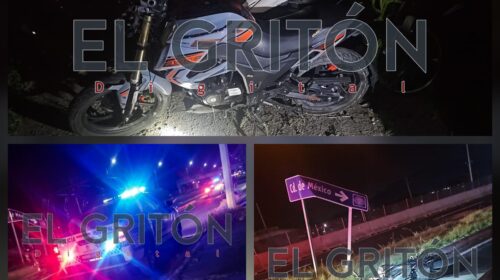 Muere motociclista tras estrellarse contra un anuncio, en Huamantla