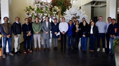 Sostiene Salvador Santos encuentro con representantes de empresas que ocuparán los espacios del nuevo polo de desarrollo en Huamantla