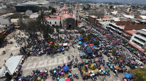 ¡Más de 300 elementos y 10 ambulancias listos para proteger el Viacrucis en Chiautempan! #SemanaSantaSegura