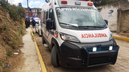 Atiende policía municipal de Tlaxcala reporte por detonaciones de arma de fuego en San Lucas Cuauhtelulpan