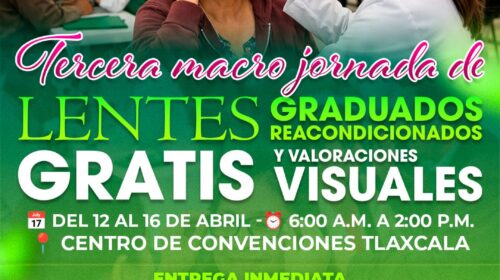 Gobierno municipal de Huamantla impulsa acceso a la salud visual con entrega de lentes gratuitos
