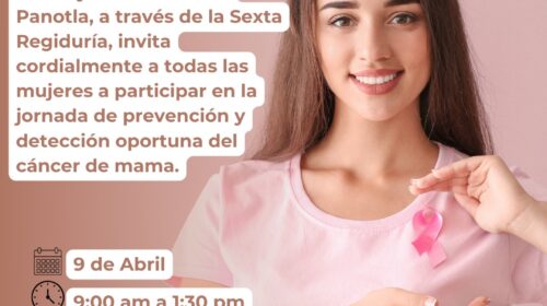 Panotla refuerza la prevención con jornada contra el cáncer de mama
