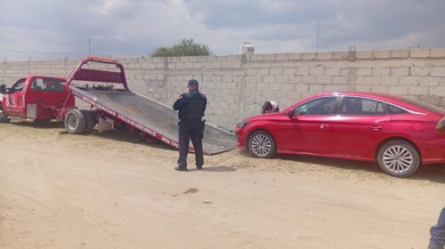 De Puebla a Huamantla: vecinos alertan y policía recupera vehículo robado