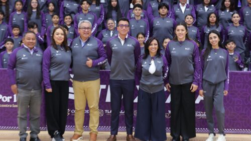 Abandera gobernadora a selección tlaxcalteca rumbo a la Olimpiada Nacional CONADE 2026