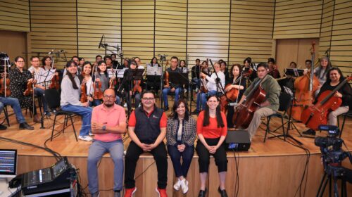 Alumnos de la Escuela de Música reinterpretan el himno de Tlaxcala; gobernadora impulsa talento joven